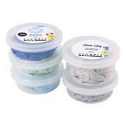 Steintonmischung Blau und Grün Harmonie