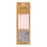 Crepepapier Lichtroze - 4st.