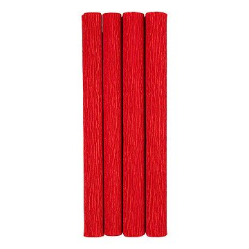 Crepe Paper Red - 4 pcs.