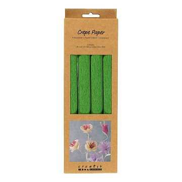 Crepe Paper Green - 4 pcs.