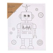 Painting Canvas with Print Robot - 24x30cm