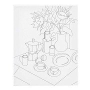 Canvas with Print Breakfast Table - 24x30cm