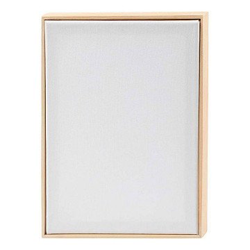 Gespannen Canvas met Lijst 280gr. 21x29,7cm - Wit