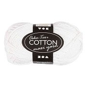 Katoengaren Afm 8/8 L: 80-85 M Wit - 50gr.