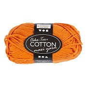 Baumwollgarn Stärke 8/8 L: 80-85 M Orange - 50gr.