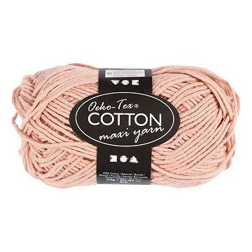 Baumwollgarn Stärke 8/8 L: 80-85 M Beige - 50gr.