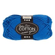 Katoengaren Afm 8/8 L: 80-85 M Kobalt Blauw - 50gr.