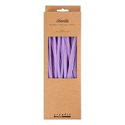 Chenille 6mm x 30cm Purple - 50pcs.