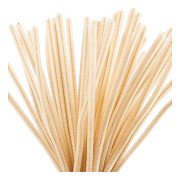 Chenille 6mm x 30cm Beige - 50st.