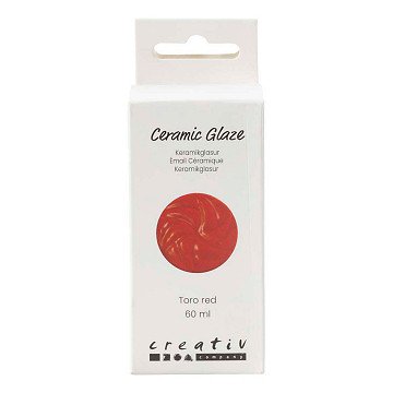 Keramiek Glazuur 984-1101 C Dekkend Toro Red - 60ml