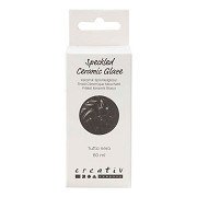 Gesprenkelte Keramikglasur 999-1060 C Opak Tutto Nero – 60 ml