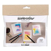 Mini Hobbyset Watercolor Cards and Envelopes