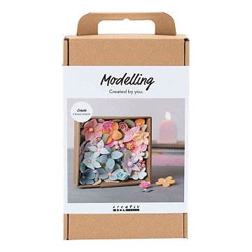 Hobbyset Bloemen Boetseren Pastelkleuren