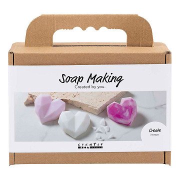 Pink Mini Hobby Set Heart Soap Making