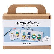 Mini Hobbyset Textiel Decoreren Robot Primair Kleuren