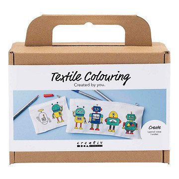 Mini Hobbyset Textiel Decoreren Robot Primair Kleuren