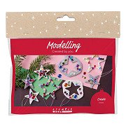 Mini Hobby Set Modeling Stars Silver White