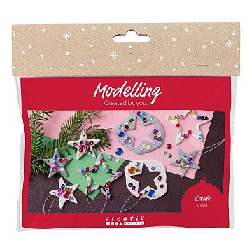 Mini Hobby Set Modeling Stars Silver White