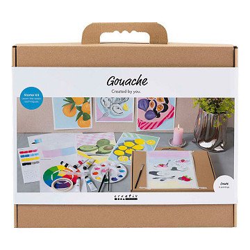Starter Hobbyset Gouache Schilderijen