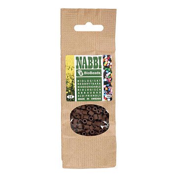 NABBI BioBeads 5x5mm Bruin - 1000st.