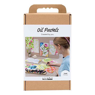 Hobbyset Oliepastel Bloemen Diverse Kleuren