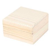 Wooden Jewelry Box with Magnetic Closure