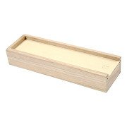 Wooden Pencil Case with Sliding Lid