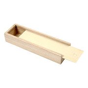 Houten Pennendoos met Schuifdeksel