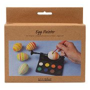 Eierverfmolen met Verf en Penseel - Zwart