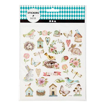 Stickervel Voorjaar en Pasen