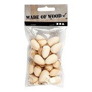 Wooden Mini Eggs 2.5cm - 20pcs.
