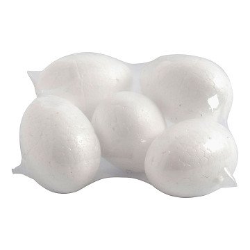 Styropor Eieren 6cm - 5st.