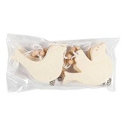 Houten Vredesduiven - 10st.