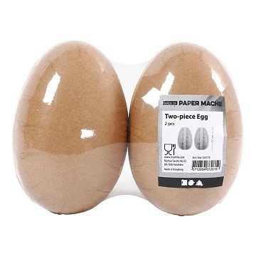 Tweedelig Kartonnen Eieren 12cm - 2st.