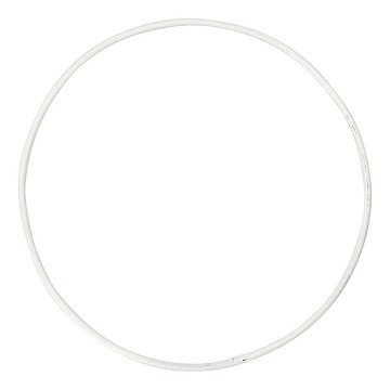 Metal Wire Ring White - 10cm