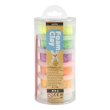 Schaumknete Frühlingsfarben - 6x14g.