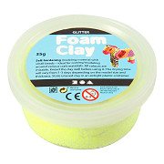 Foam Clay Glitter Geel - 35gr.