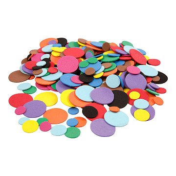 EVA Foam Cirkels Gekleurd