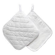 White Pot Holders 20x20cm - 4 pcs.