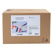 Groepsset Verf je eigen Spandoek 10,5x12cm - 60st.