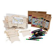 Gruppen-Set „Mal dein eigenes Banner“ 10,5 x 12 cm – 60 Stück.