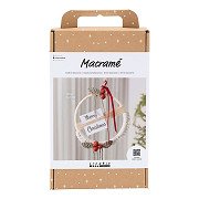 Makramee-Weihnachtskranz-Hobbyset