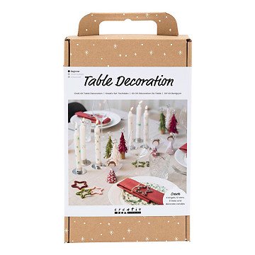 Weihnachtstischdekorations-Hobbyset