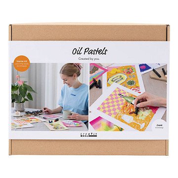 Ölpastell-Hobby-Starterset – 12 Techniken