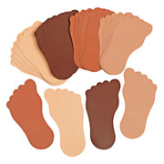 Colorations - Colors Like Me Feet, Set of 24 (4 Colors)
