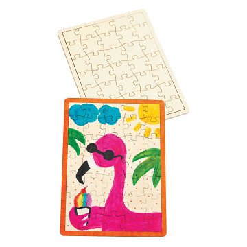 Make your own Wooden Puzzle, 6 pcs.