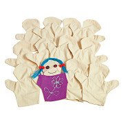 Colorations - Decorate Your Own Hand Puppets, Set of 12