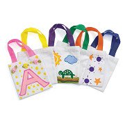 Colorations - Mini Canvas Carrier Bags, 24 pcs.