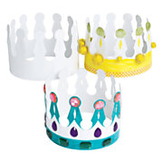 Colorations - Decorate Your Own Crown, Set of 24