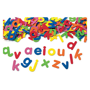 Colorations – Selbstklebendes Schaumstoff-Buchstaben-Alphabet, 380er-Set
